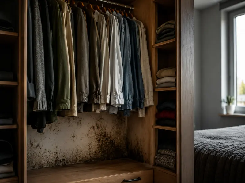 Condensation et gouttelettes sur une fenêtre indiquant un air intérieur trop humide
